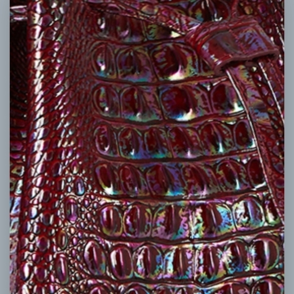 💜🔹️Brahmin🔹️ Marlowe Sangaria Melbourne bucket shoulder bag- 2 Straps - Picture 7 of 8